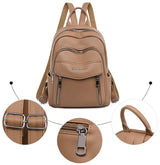Enhance your day's experience with this Leather Backpack - Julie bags