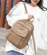 Enhance your day's experience with this Leather Backpack - Julie bags