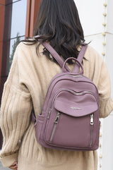 Enhance your day's experience with this Leather Backpack - Julie bags
