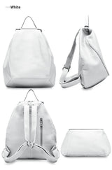 Classic Leather Backpack: Spacious Elegance - Julie bags
