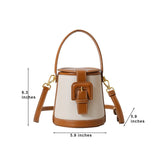 Chic Box-Shaped genuine leather Crossbody Bag - Julie bags