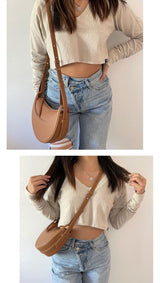 Embrace Elegance: The Luna Leather Hobo Handbag - Julie bags