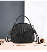 Knitted Series: Versatile Genuine leather Shoulder Bag - Julie bags