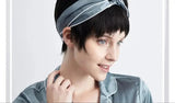 Pink Blossom: Mulberry Silk Headband in Pink