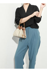 Chic Genuine Leather Designer Bucket Bag: New Fashion for Women - Julie bags