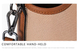 Plaid Canvas Luxury Women's Bucket – Timeless Elegance - Julie bags