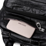 Durable Leather Women's Backpack for Everyday Use - Julie bags