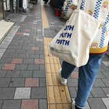 YOUTH Letters Print Shoulder Bag - Julie bags