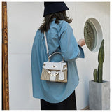 Vintage Woven Rattan Bag - Julie bags