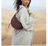 Embrace Elegance: The Luna Leather Hobo Handbag - Julie bags