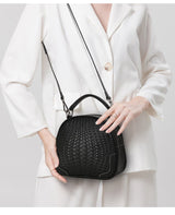 Knitted Series: Versatile Genuine leather Shoulder Bag - Julie bags