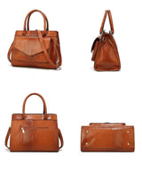Elegant leather handbag