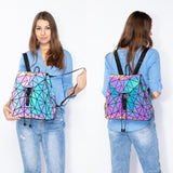 women backpack geometric & luminous color freeshipping - Julie bags