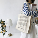 Story Canvas Shoulder Bag freeshipping - Julie bags