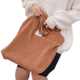 Corduroy Canvas Tote Handbag freeshipping - Julie bags