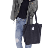 Corduroy Canvas Tote Handbag freeshipping - Julie bags