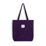 Corduroy Canvas Tote Handbag freeshipping - Julie bags