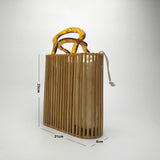 Luxury bamboo bag