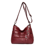 Leather Shoulder Bags Multi-Layer freeshipping - Julie bags