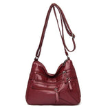 Leather Shoulder Bags Multi-Layer freeshipping - Julie bags