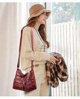 Leather Shoulder Bags Multi-Layer freeshipping - Julie bags