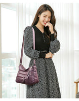 Leather Shoulder Bags Multi-Layer freeshipping - Julie bags