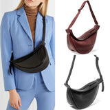 Half Moon Leather Chest Bag freeshipping - Julie bags