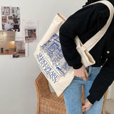 Women Canvas Shoulder Bag Shakespeare Print