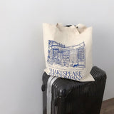 Women Canvas Shoulder Bag Shakespeare Print