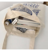 Women Canvas Shoulder Bag Shakespeare Print