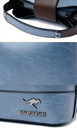 Leather Women Handbag Wide Strap - Julie bags