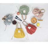Drawstring Lunch Bag Corduroy