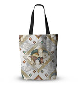 Turkish bohemian Ethnic Canvas Tote Bag