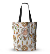 Turkish bohemian Ethnic Canvas Tote Bag