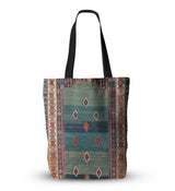 Turkish bohemian Ethnic Canvas Tote Bag