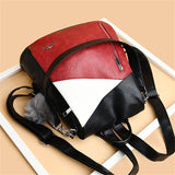Women Backpack leather Anti Theft