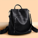 Women Backpack leather Anti Theft