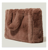 LUXURY FAUX FUR TOTE BAG