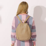 Classic Leather Backpack: Spacious Elegance - Julie bags