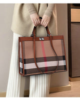 Designer Leather Tote: Trendy & Spacious Women's Shoulder Bag - Julie bags