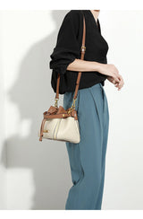 Chic Genuine Leather Designer Bucket Bag: New Fashion for Women - Julie bags