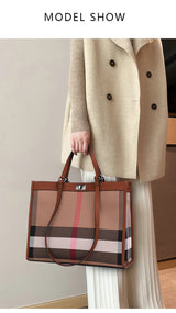 Designer Leather Tote: Trendy & Spacious Women's Shoulder Bag - Julie bags