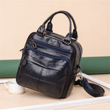 Durable Leather Women's Backpack for Everyday Use - Julie bags