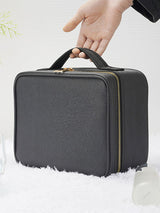 Illuminate Your Beauty: Large Capacity Cosmetic Bag with LED Mirror - Julie bags