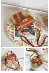 Vintage Woven Rattan Bag - Julie bags