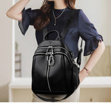 Elegance in Motion: Genuine Leather Women's Backpack - Julie bags