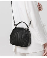 Knitted Series: Versatile Genuine leather Shoulder Bag - Julie bags