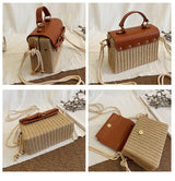 Chic and Timeless: Vintage Straw Beach Bags for Women - Julie bags